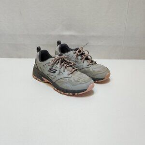 SKECHERS Hillcrest Pure Escapade Trail Runnin Hiking Women Sz 7 Leather SN149821